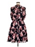 Elle 100% Polyester Floral Black Casual Dress Size XL - photo 2