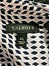 Talbots 100% Polyester Houndstooth Gray Sleeveless Blouse Size XL - photo 7
