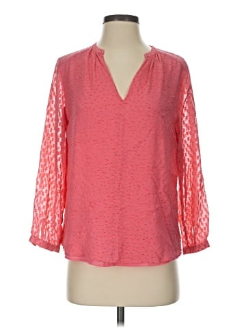 J.Crew 3/4 Sleeve Silk Top (view 1)