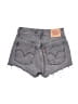 Levi's Hearts Gray Denim Shorts Size 24 waist - photo 2