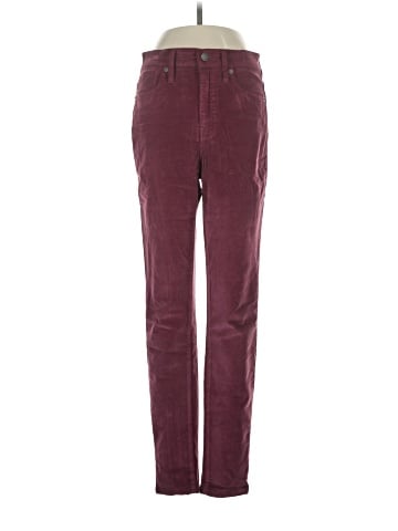 Madewell 10" High-Rise Skinny Jeans: Stretch Velvet Edition (view 1)