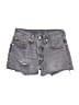 Levi's Hearts Gray Denim Shorts Size 24 waist - photo 1