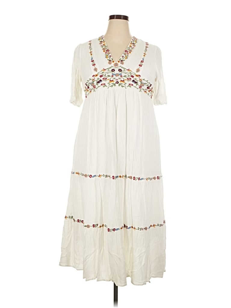 Pre-owned Baltic Born Casual Dress In Ivory