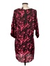 Express 100% Polyester Print Pink Casual Dress Size XS - photo 2