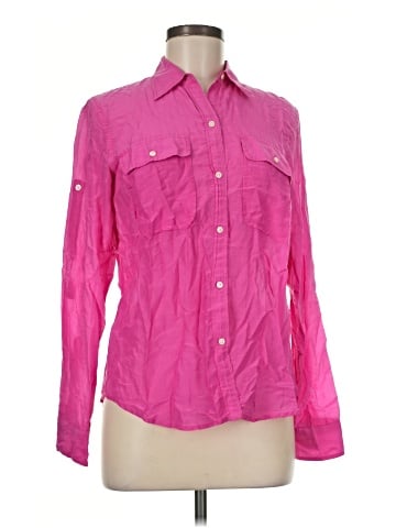 Lauren by Ralph Lauren Long Sleeve Button-Down Shirt (view 1)