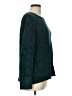 Chico's 100% Polyester Metallic Teal Pullover Sweater Size Lg (2) - photo 4