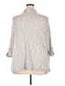 Faded Glory 100% Polyester Silver Cardigan Size 3X - photo 2