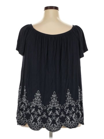 Lane Bryant Short Sleeve Blouse (view 2)