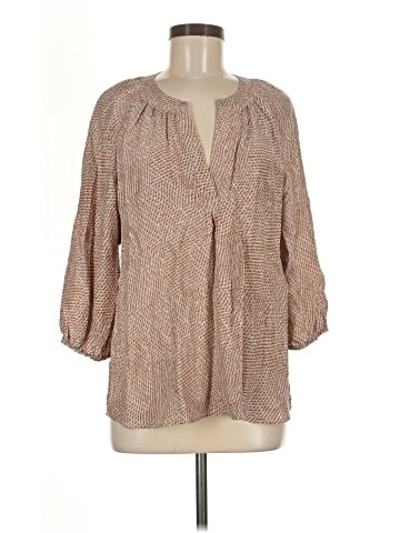 Joie 3/4 Sleeve Silk Top (view 1)