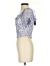 Express 100% Polyester Blue Short Sleeve Blouse Size S - photo 5