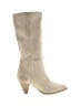 Nine West 100% Leather Ivory Boots Size 6 - photo 1