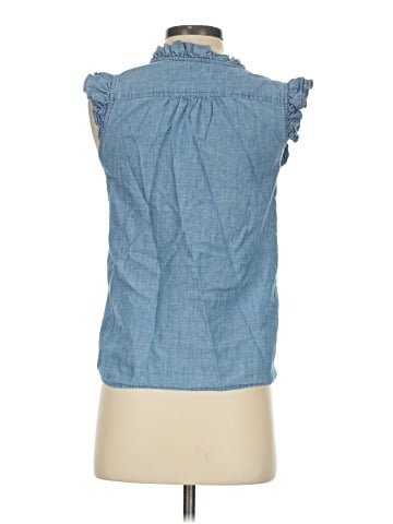 J.Crew Factory Store Sleeveless Blouse (view 2)