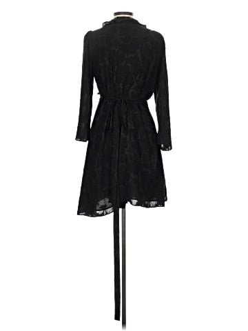 Madewell Ruffled Wrap Dress in Floral Jacquard (view 2)