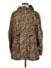 J.Crew 100% Polyester Animal Print Gold Coat Size L - photo 1