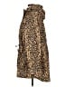 J.Crew 100% Polyester Animal Print Gold Coat Size L - photo 5
