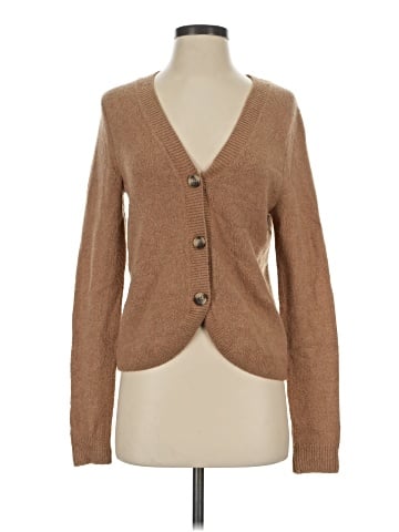 Madewell Haskell Crop Cardigan Sweater in Coziest Textured Yarn (view 1)