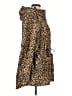 J.Crew 100% Polyester Animal Print Gold Coat Size L - photo 4