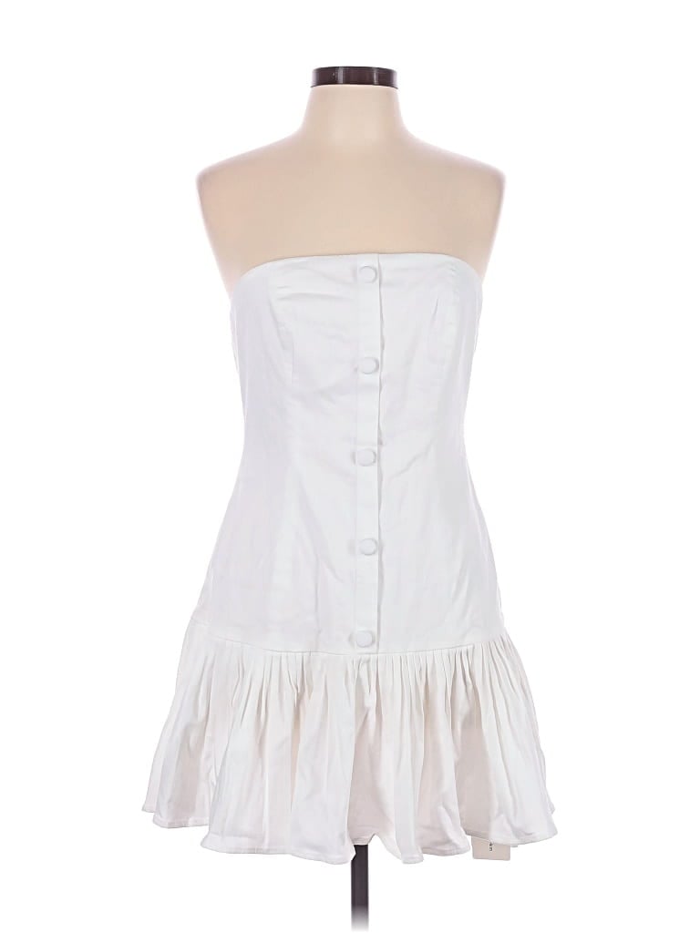 Pre-owned Commense Cocktail Dress In White