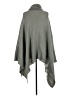 BCBGMAXAZRIA 100% Acrylic Gray Poncho One size - photo 2