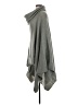 BCBGMAXAZRIA 100% Acrylic Gray Poncho One size - photo 5