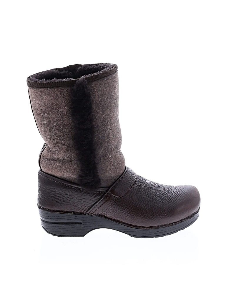 Pre-owned Dansko Boots In Brown