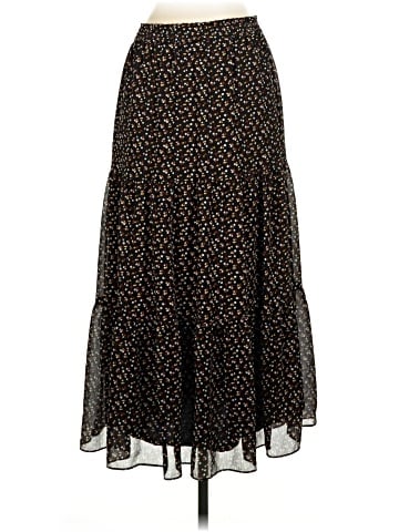 Madewell Georgette Tiered Maxi Skirt in Adorable Ditsy (view 2)
