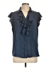 Calvin Klein 100% Polyester Blue Sleeveless Blouse Size L - photo 1