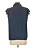 Calvin Klein 100% Polyester Blue Sleeveless Blouse Size L - photo 2