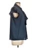 Calvin Klein 100% Polyester Blue Sleeveless Blouse Size L - photo 4