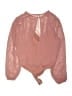 Express 100% Polyester Pink Long Sleeve Blouse Size XS - photo 2
