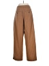 Madewell Stripes Brown Wool Pants Size 8 - photo 2