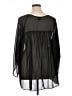 LYS 100% Polyester Black 3/4 Sleeve Blouse Size 1X - photo 2