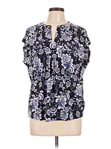 Tahari Short Sleeve Blouse (view 1)