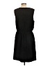 Gap 100% Polyester Solid Black Casual Dress Size L - photo 2