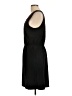 Gap 100% Polyester Solid Black Casual Dress Size L - photo 5