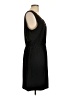 Gap 100% Polyester Solid Black Casual Dress Size L - photo 4