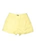 Express Solid Yellow Shorts Size 6 - photo 1