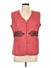 Assorted Brands Damask Solid Red Vest Size EU 50 / US 18-20 - photo 1