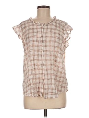 Planet Gold Short Sleeve Blouse (view 1)
