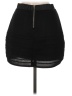 Maje 100% Polyester Solid Black Casual Skirt Size Med (2) - photo 2