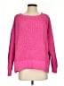 American Eagle Outfitters 100% Polyester Solid Pink Pullover Sweater Size XS - photo 1