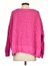 American Eagle Outfitters 100% Polyester Solid Pink Pullover Sweater Size XS - photo 2