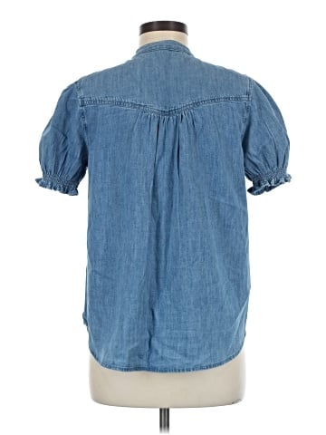 Caslon Short Sleeve Button-Down Shirt (view 2)