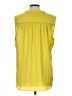 Unbranded 100% Polyester Yellow Sleeveless Blouse Size L (estimated) - photo 2