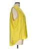 Unbranded 100% Polyester Yellow Sleeveless Blouse Size L (estimated) - photo 4