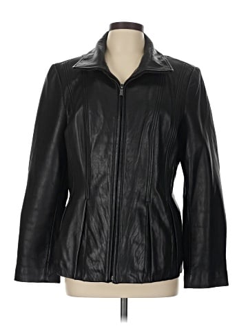 Jones New York Leather Jacket (view 1)