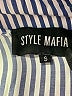 Steve Madden Stripes Blue Sleeveless Blouse Size S - photo 7