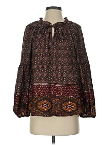 Blu Pepper Long Sleeve Blouse (view 1)