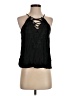 Elan 100% Rayon Black Sleeveless Blouse Size S - photo 1
