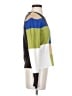 August Silk Color Block Blue Pullover Sweater Size S - photo 4